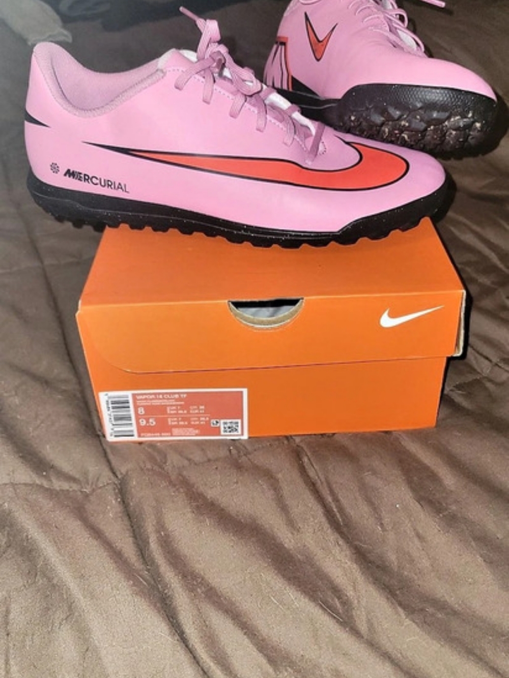 Nike Mercurial Soccer Cleats Pink US 8 Like New
